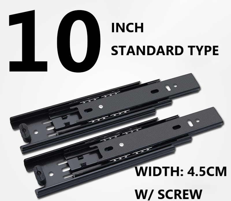 Doxon High Quality 1 Pair Drawer Slide 2 PCS Drawer Guide Full Extension Slide Steel Ball