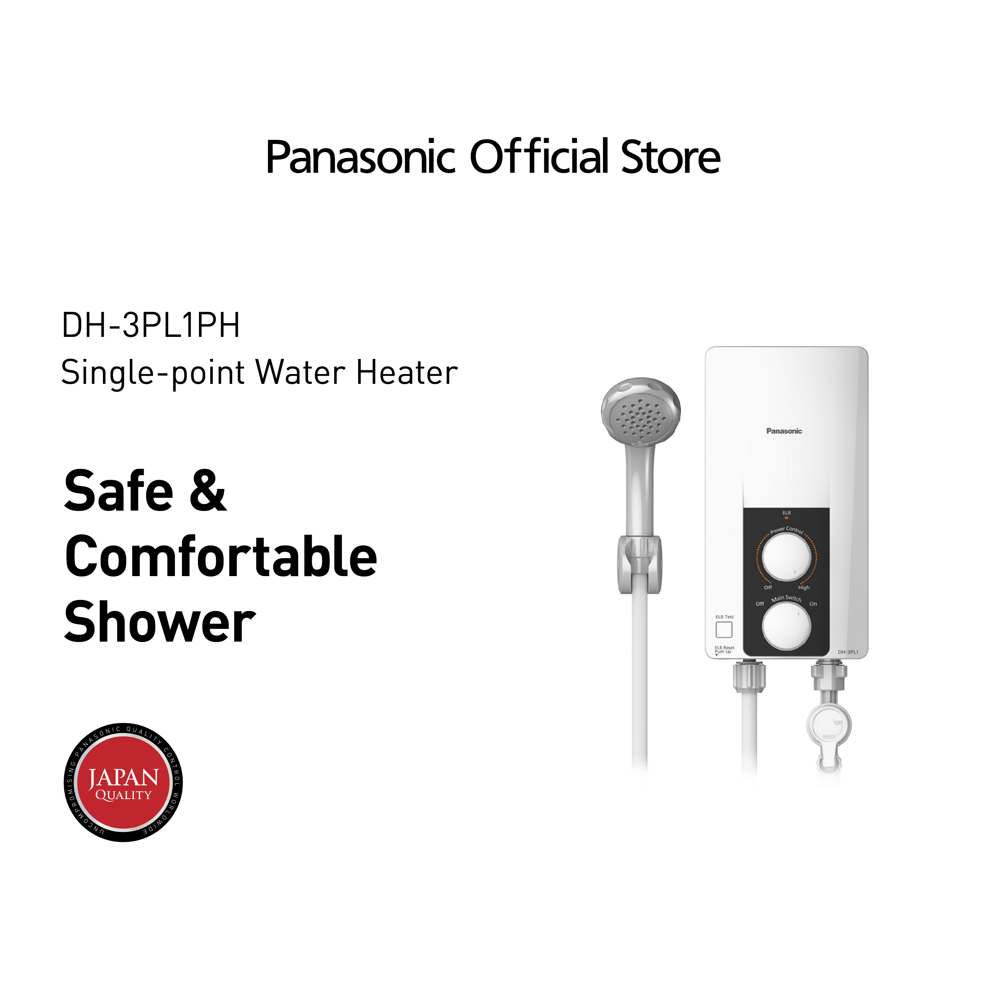 Panasonic DH-3PL1 Single-point Water Heater | Lazada PH