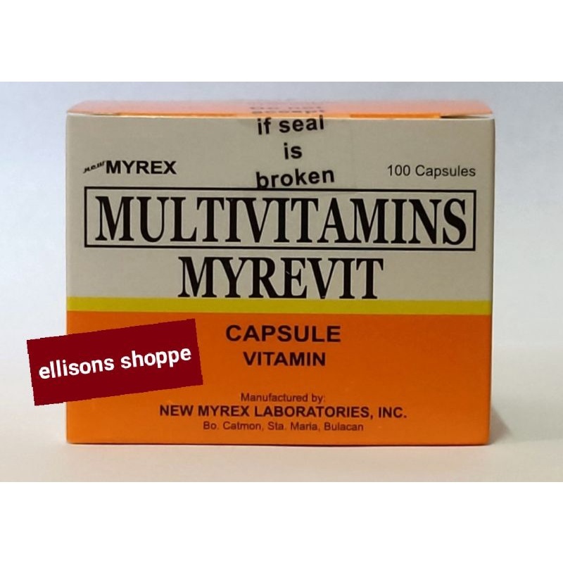 BEST SALE!☋ Multivitamins (MYREVIT)100 CAPSULES / BOX Lazada PH