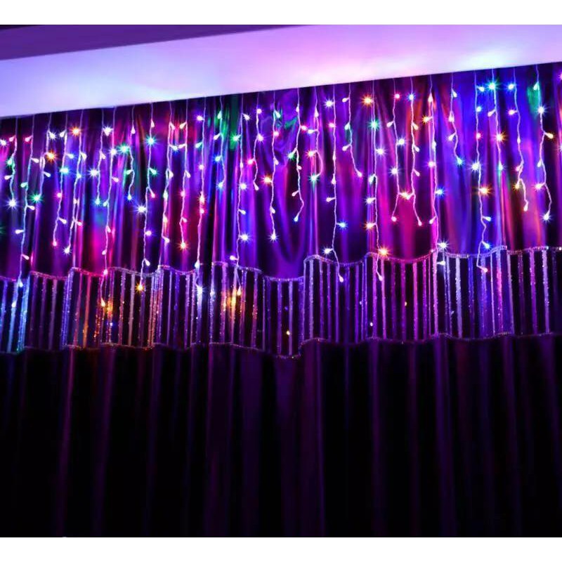 City Goods 7M Shower Curtain Christmas Light With Controller Led Lights