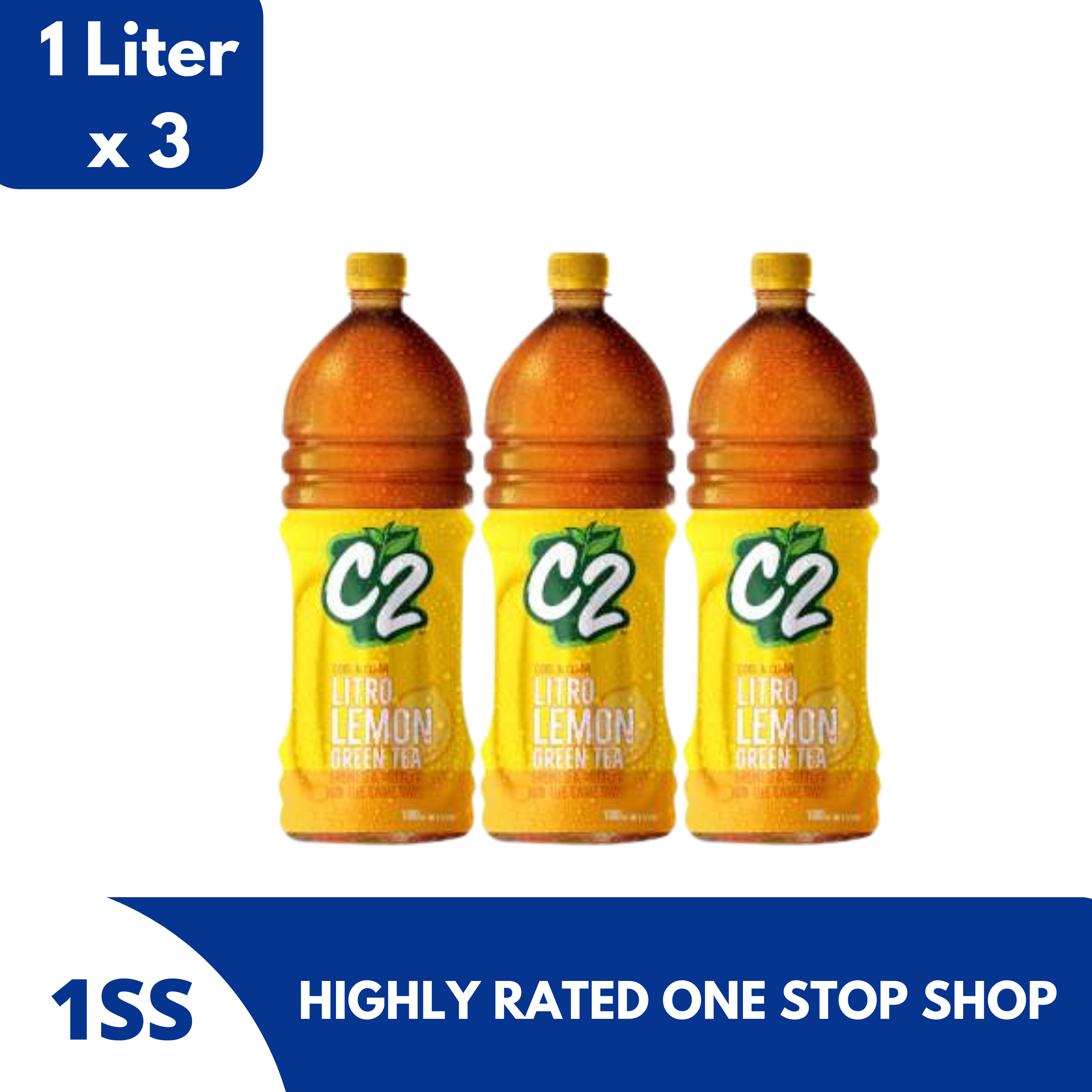 C2 Green Tea Lemon, 1Liter set of 3 | Lazada PH