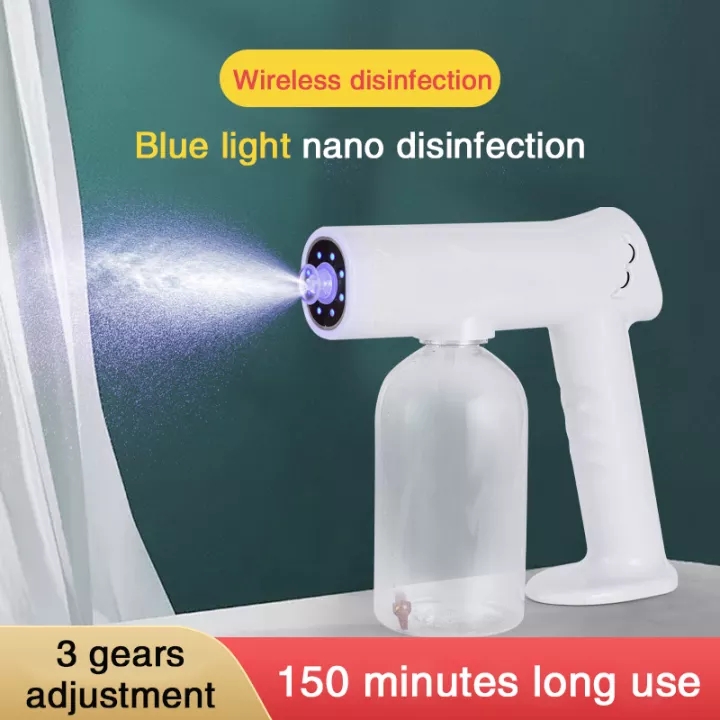 Wireless Fog Machine for Disinfectant Portable Gun 800ml Nano