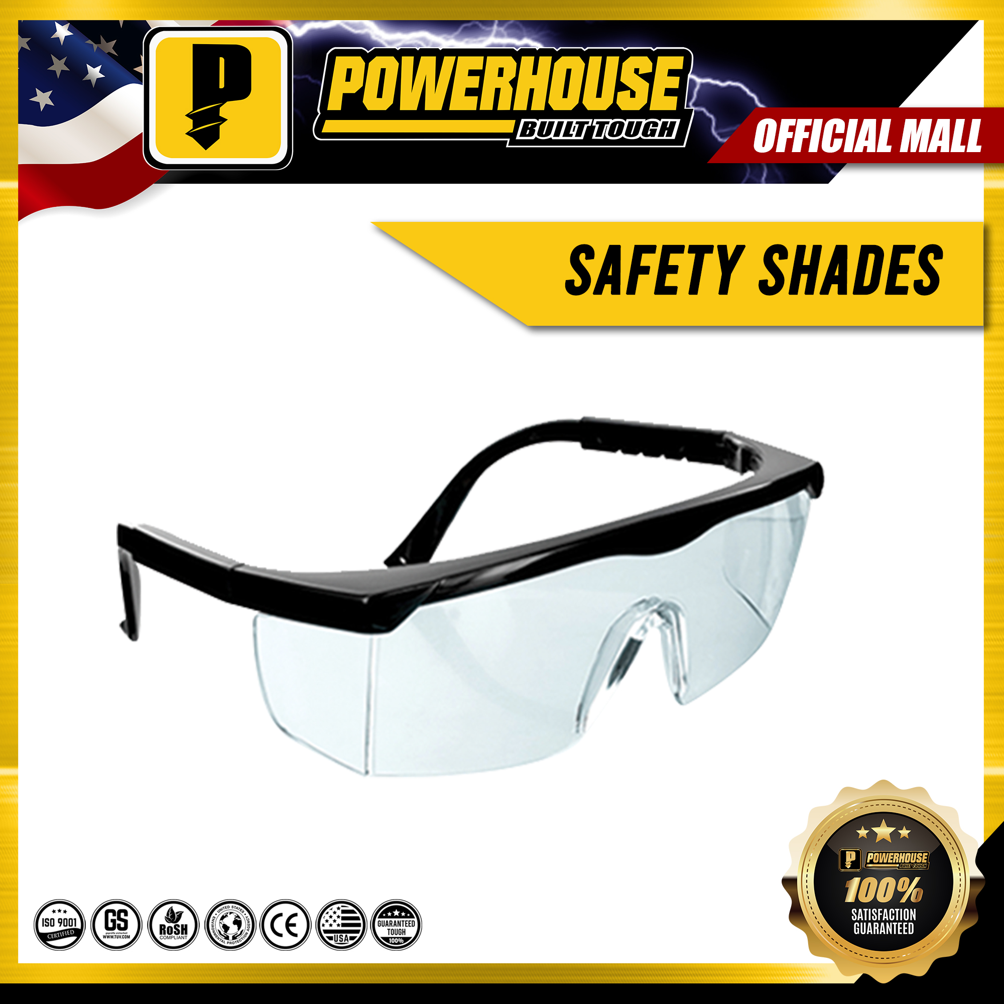 safety glasses cover