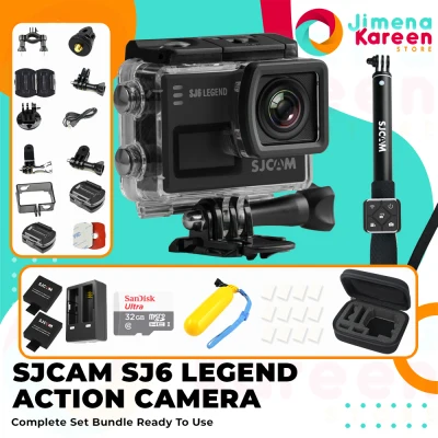SJCAM SJ6 Legend 4K Wifi Action Camera Bundle