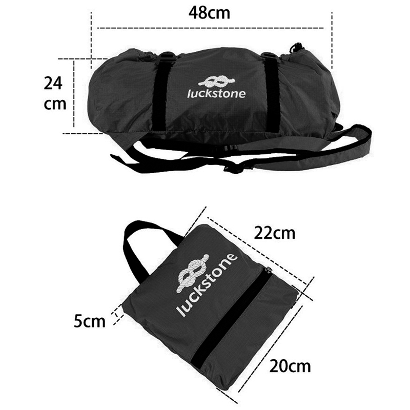 LUCKSTONE Climbing Rope Bag Ropes Storage Bag Outdoor Camping Rock