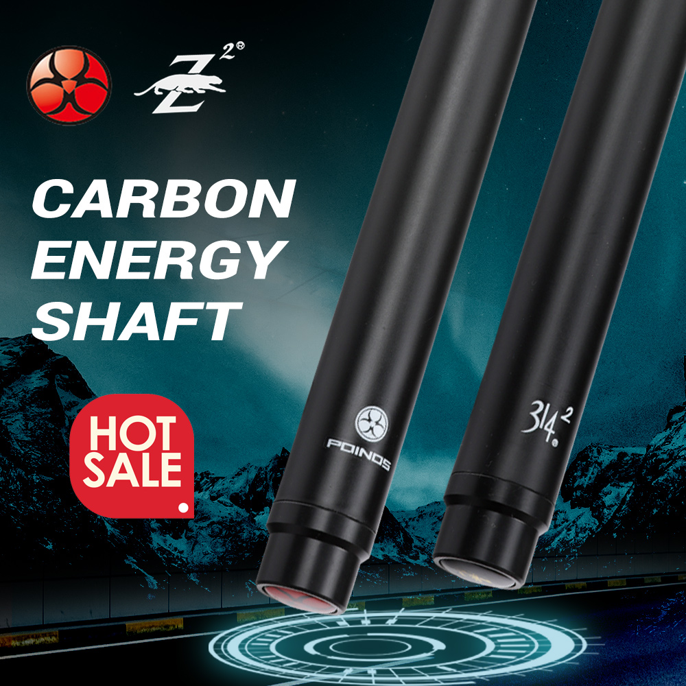 PREOAIDR POINOS Carbon Fiber Single Shaft Billiard Pool Cue Stick 10.8/11.8/13mm 