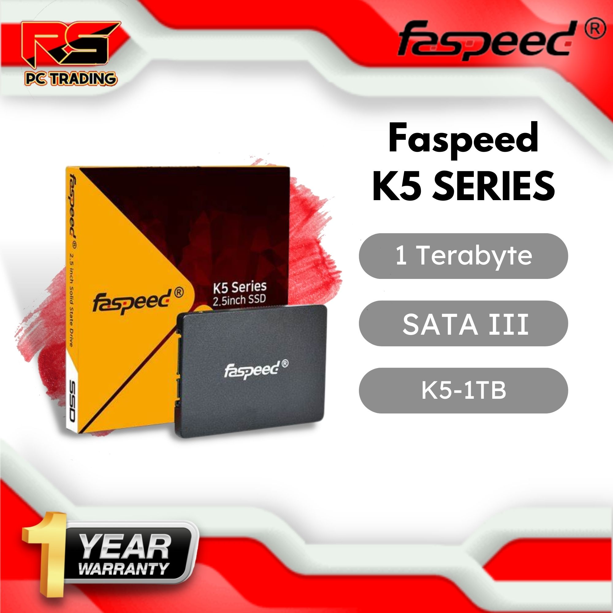 Faspeed 120GB l 240GB l 512GB l 1TB SATA III 2.5