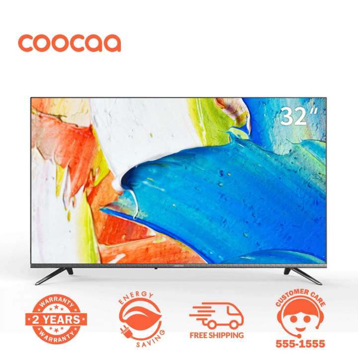 COOCAA 32 Inch Smart Netflix Built-In Frameless HD LED TV - Wifi (Model 32S3N)