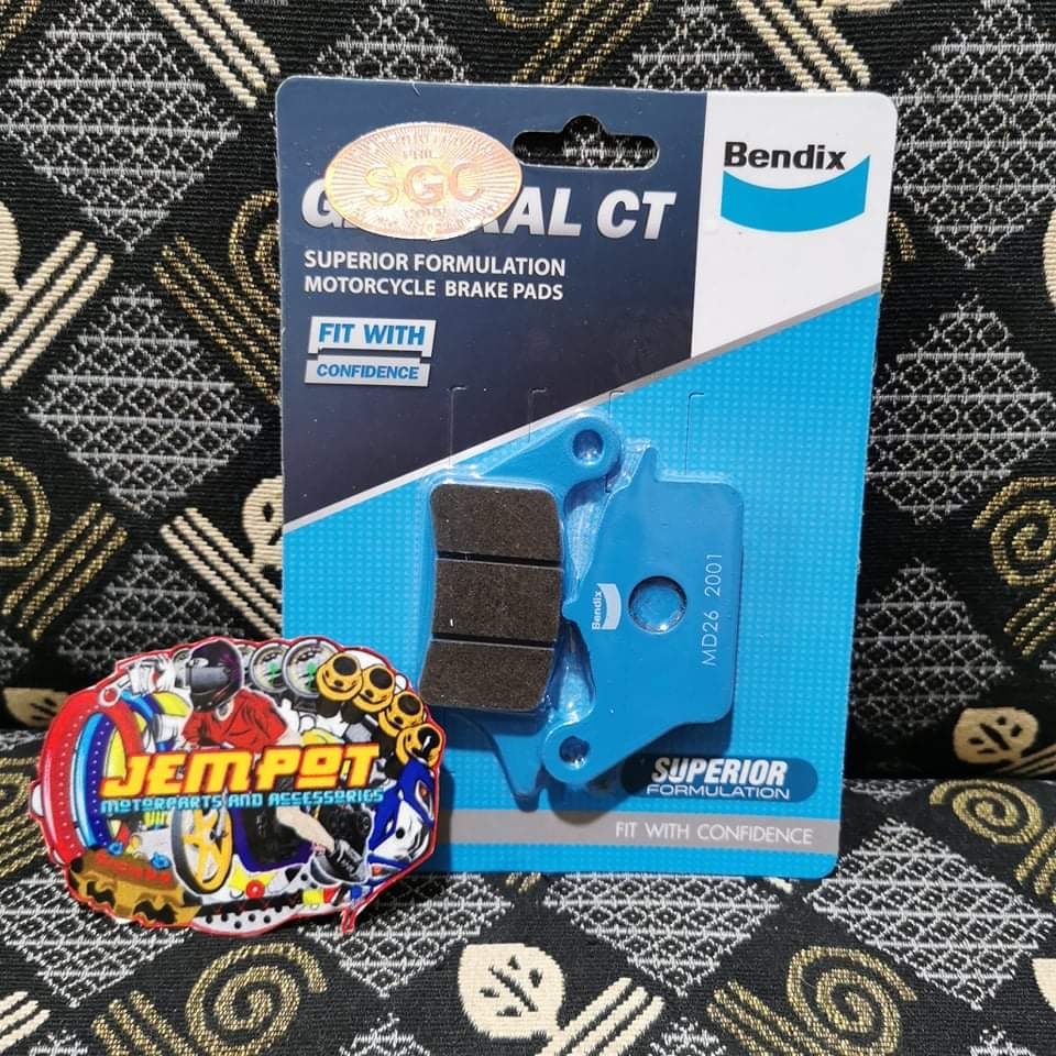 Bendix Brake Pad for Wave 100R,XRM Trinity, CBR150, Skydrive New