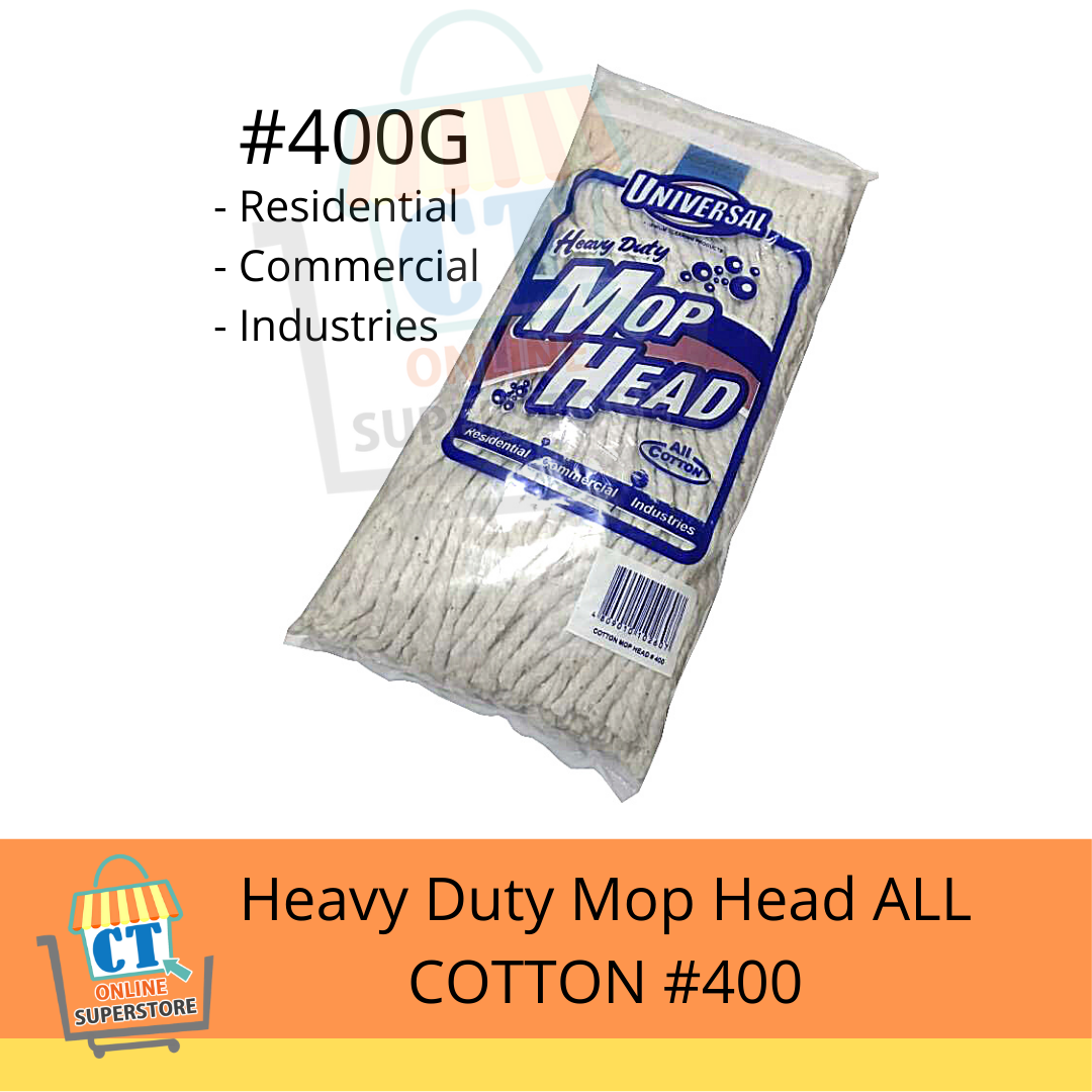 Universal Mop Head 400g ALL COTTON HEAVY DUTY Lazada PH