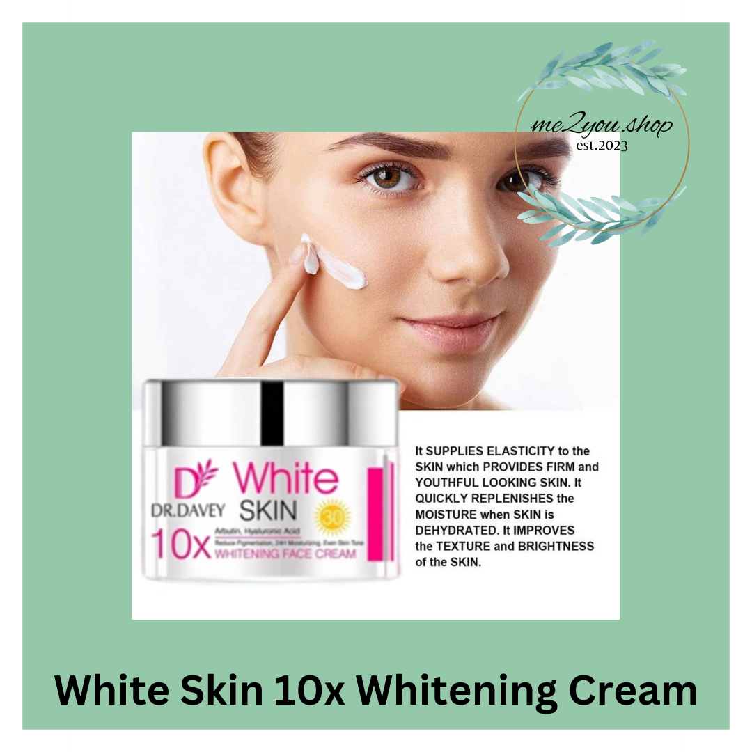 Authentic and Effective Dr.Davey White Skin 10x Whitening Face Cream