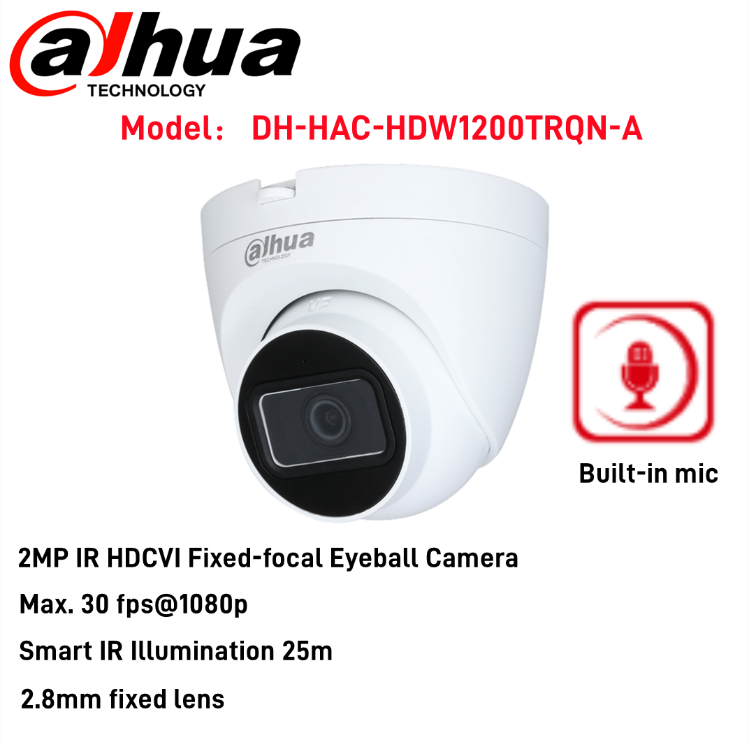 Dahua 2/5MP HD Full-Color Eyeball CCTV Camera Indoor Wired With