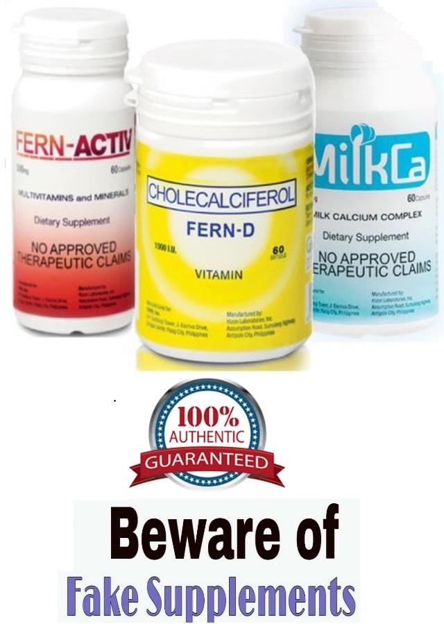 Fern Trio FERN D 60s softgels FERN ACTIV 60s and MILKCA 60s capsules