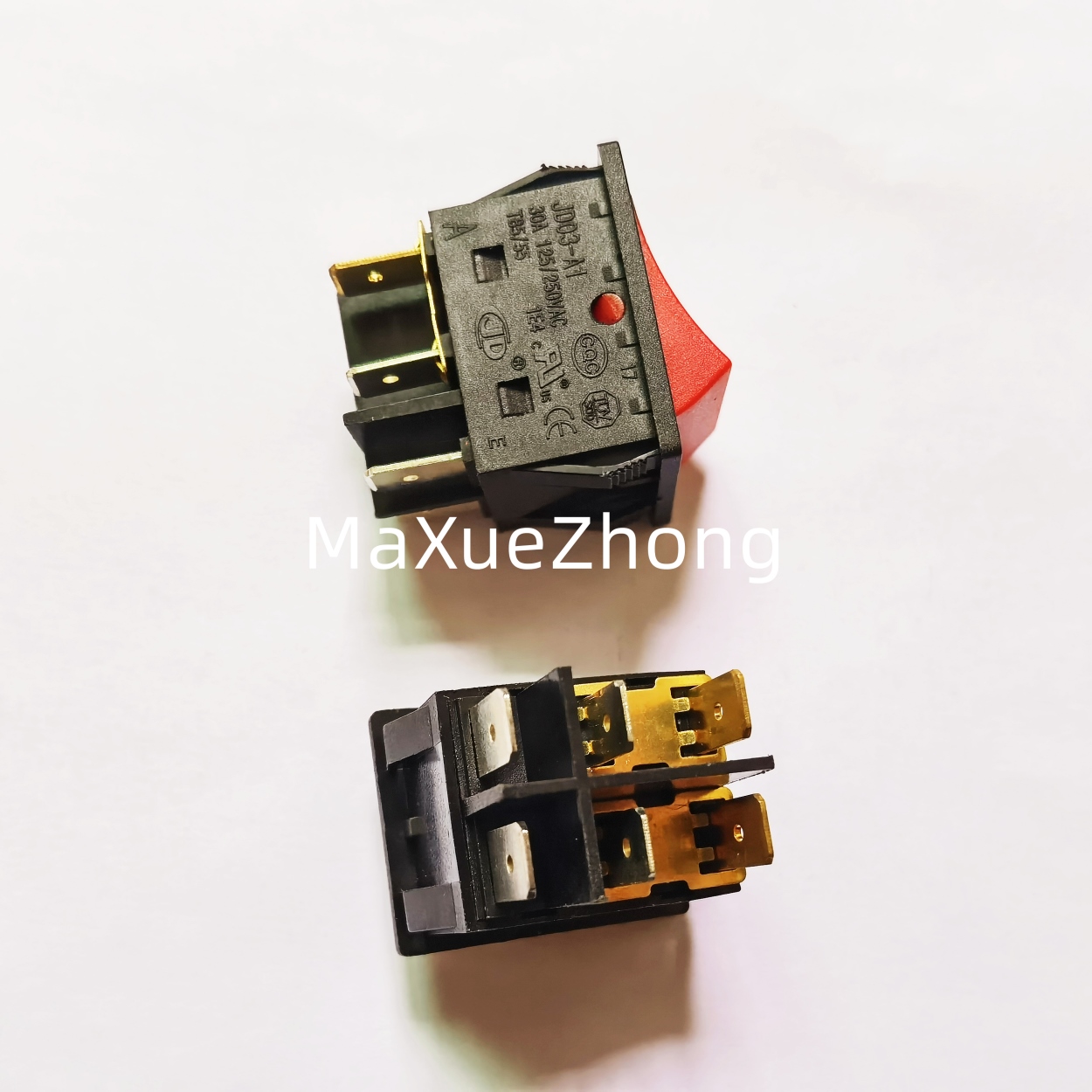 Original new 100 JD03-A1 30A 250VAC import large current rocker switch ...