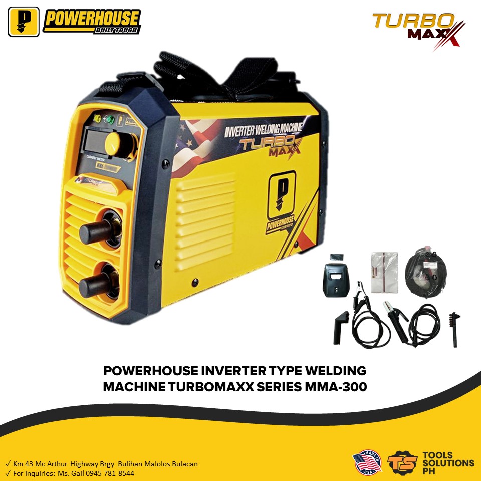 POWERHOUSE INVERTER TYPE WELDING MACHINE TURBOMAXX SERIES MMA300