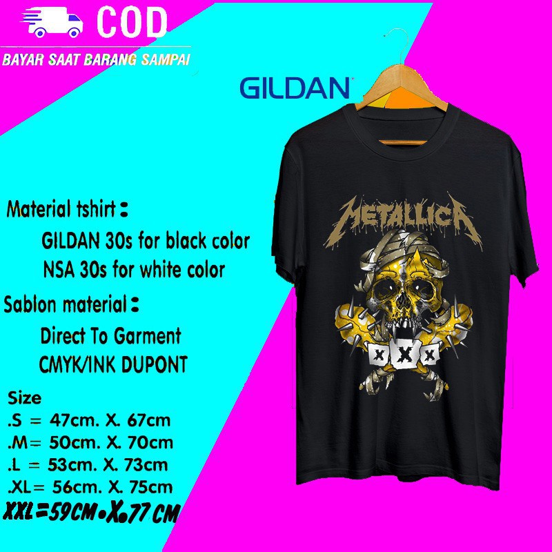 Metallica T-Shirt Band Music Metallica 