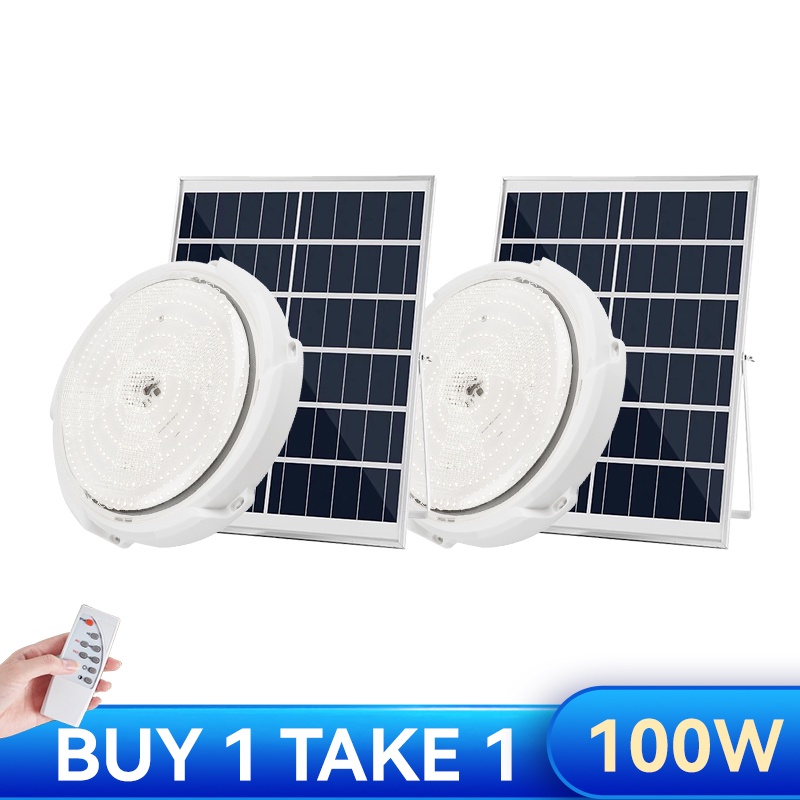 Yowxii Solar Ceiling Light Indoor Outdoor Solar light Waterproof