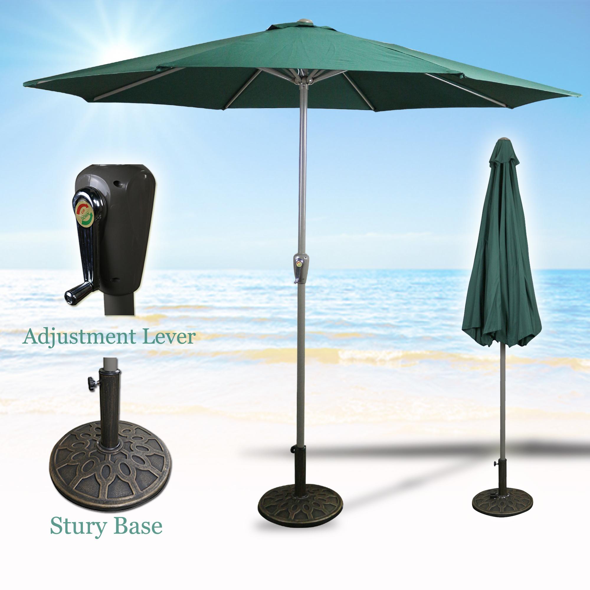 garden parasol and stand