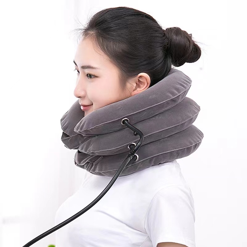 Neck Tractor Inflatable Cervical Vertebra Traction Soft Travel Neck ...