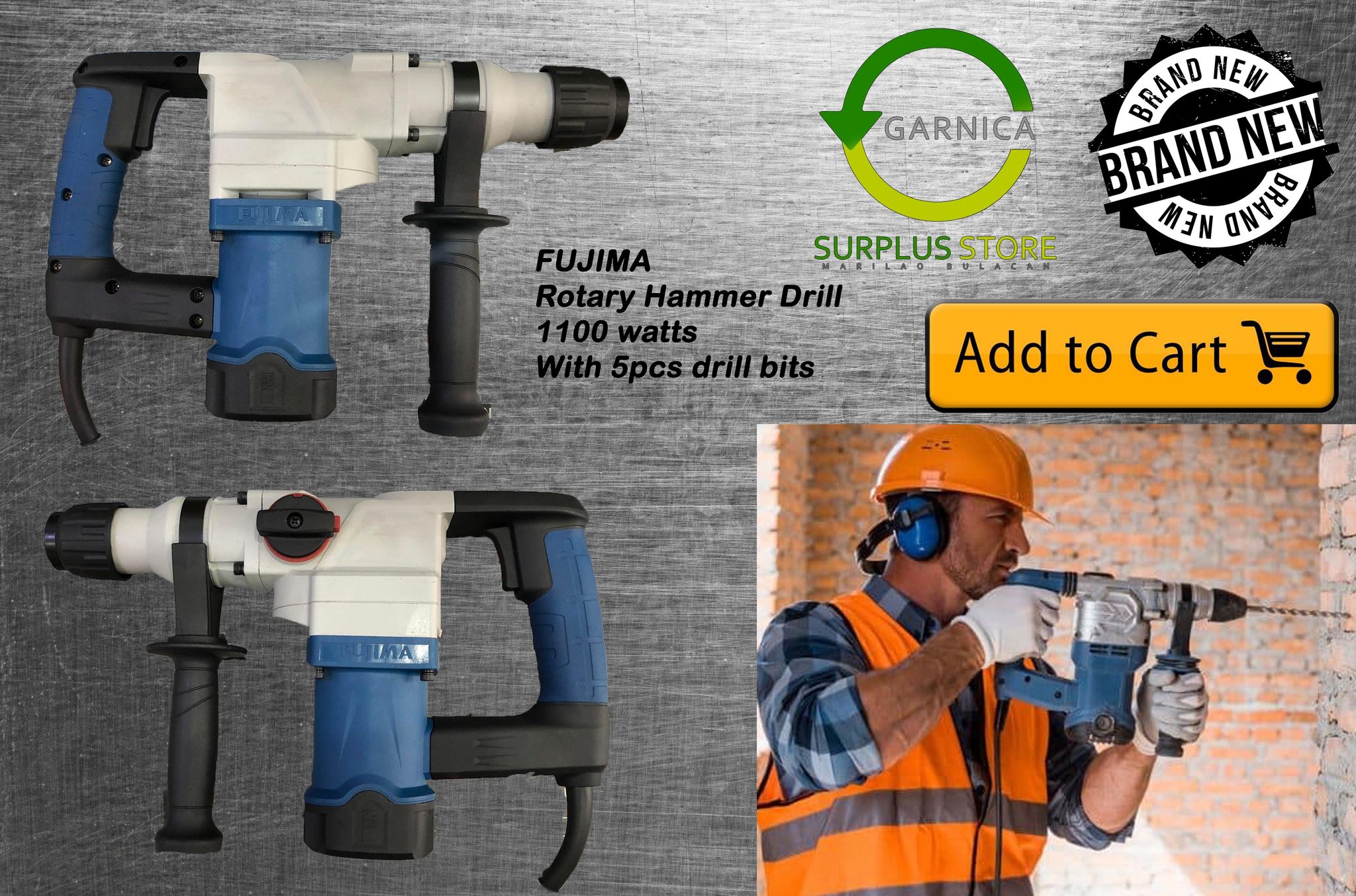 FUJIMA Rotary Hammer Drill Lazada