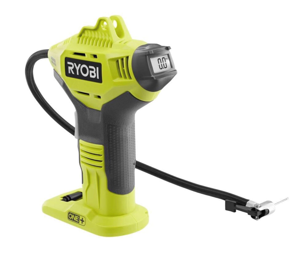 Ryobi P737D 18V cordless High Pressure Inflator with digital gauge ...