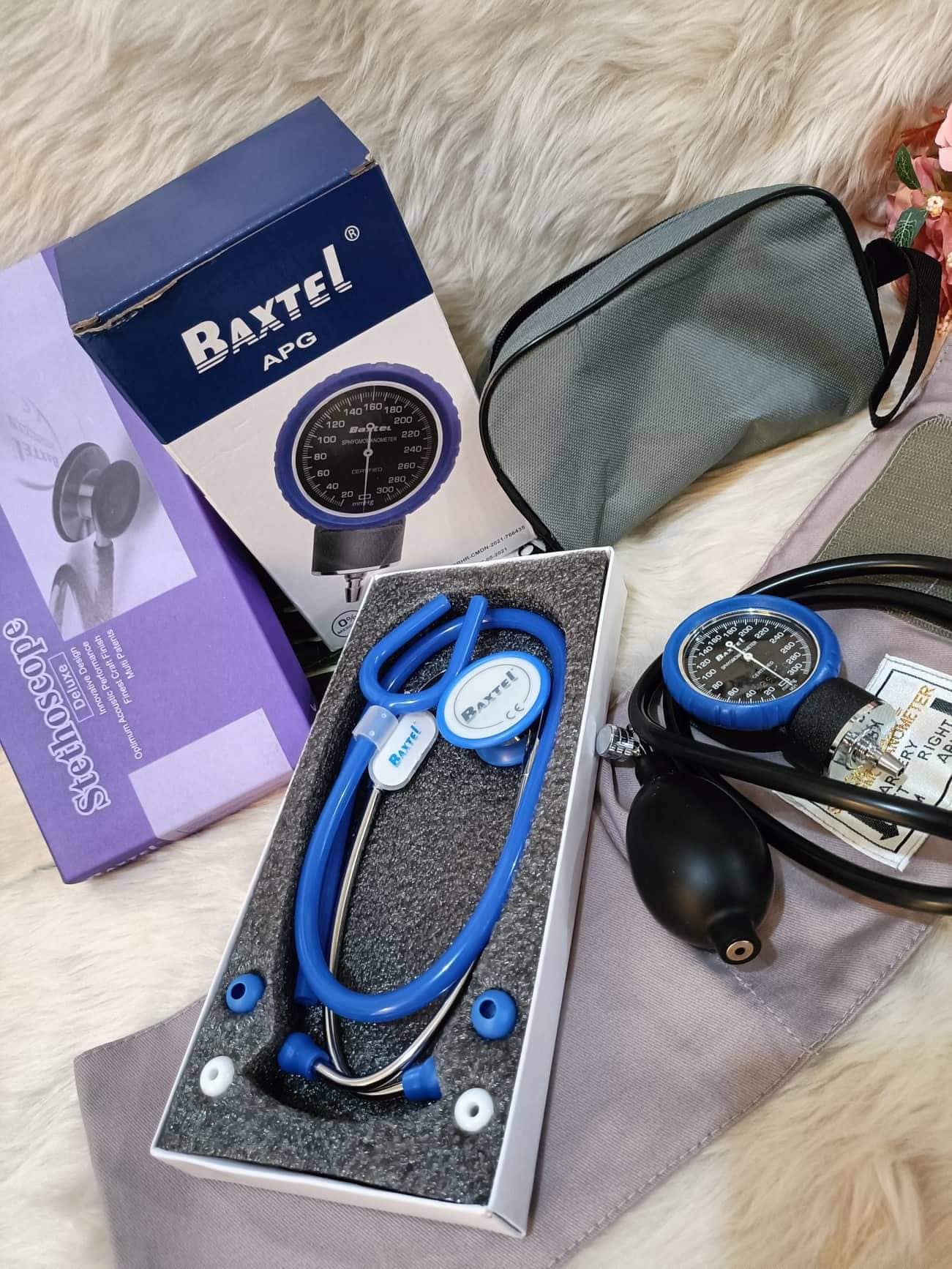 APG Baxtel Sphygmomanometer With Deluxe Stethoscope Lazada PH