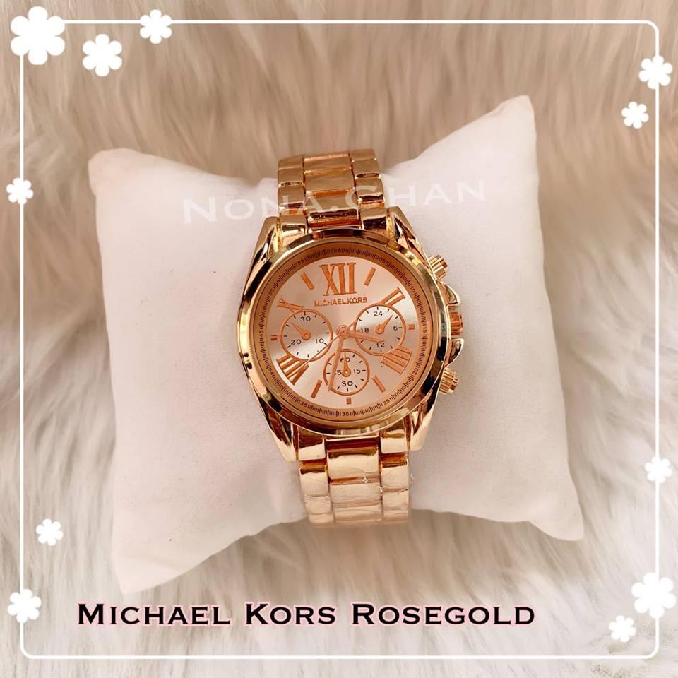 mk rose gold watch price