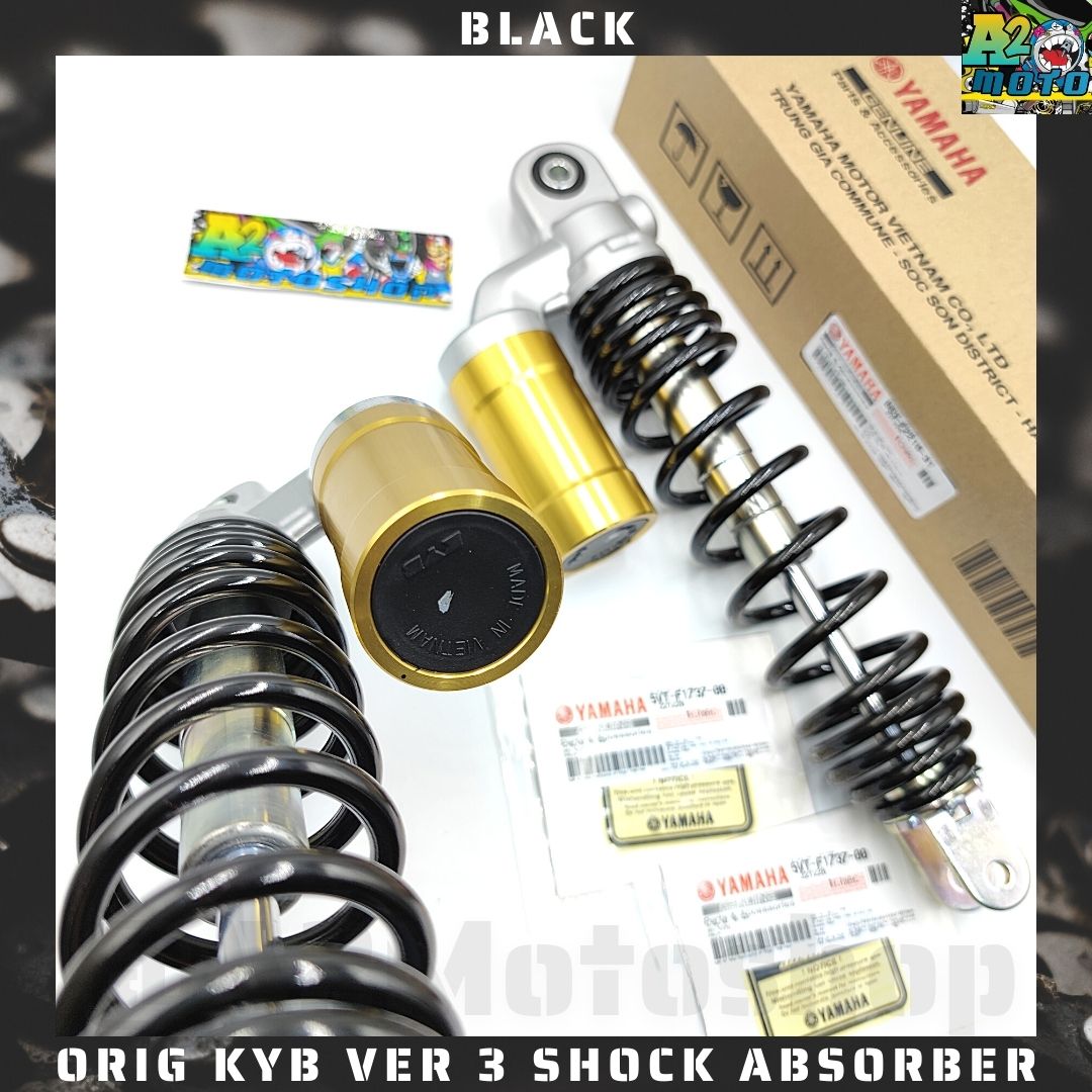 Orig KYB Ver 3 SHOCK NMAX AEROX / XMAX / Airblade 305mm 350mm Rear ...