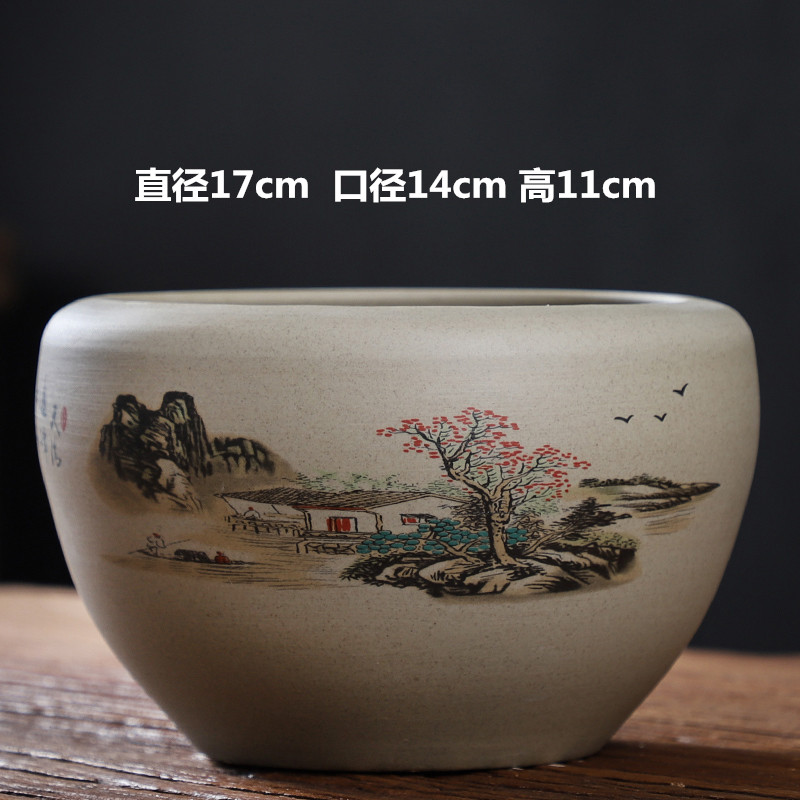 Water lily pots, lotus pots, special flowerpots, ceramic oneleaf lotus