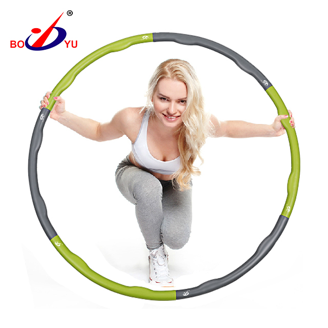 GadgetZone Padded Lead Foam Exercise Hula Hoop 1.2 Kg 100 Cm Width (1 M) Empty In 8 Parts Simple Quick Portable Compact Fitness Exercise Personal Gym Sport Equipment - Foto 2