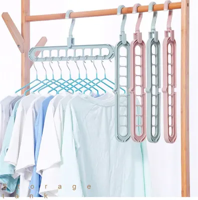 Magic Hanger Storage Rack Adjustable Anti-slip Hanger Hooks