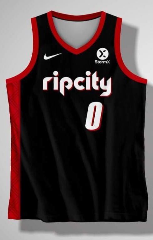 New 2022 BASKETBALL JERSEY RIPCITY 01 DAMIAN LILARD FREE CUSTOMIZE OF ...