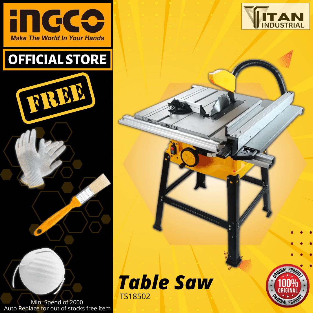 INGCO Table Saw 1850W TS18502 • Tm ss Lazada PH