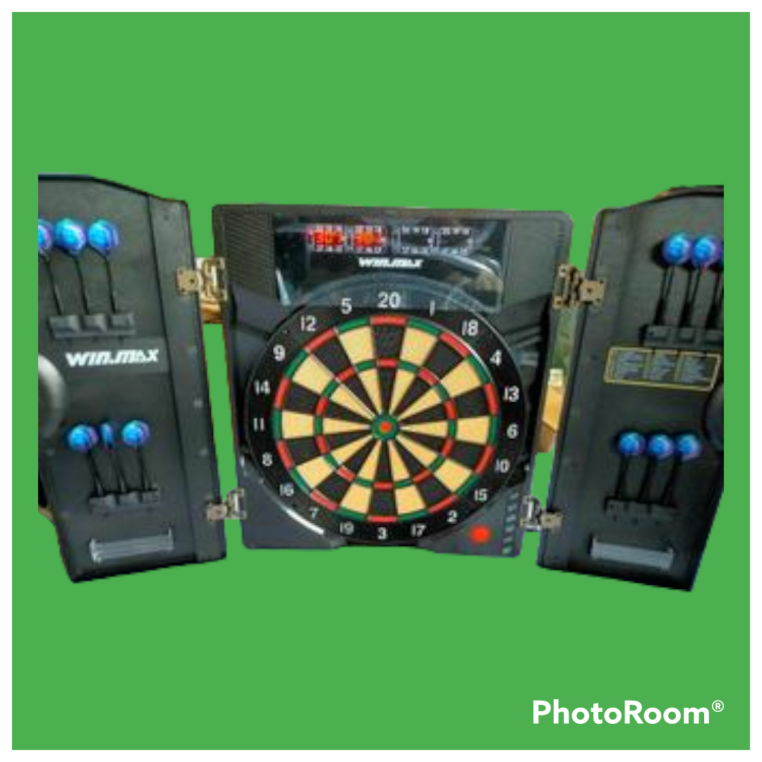 WIN MAX ELECTRONIC DARTBOARD WITH ACCESSORIES/DARTS