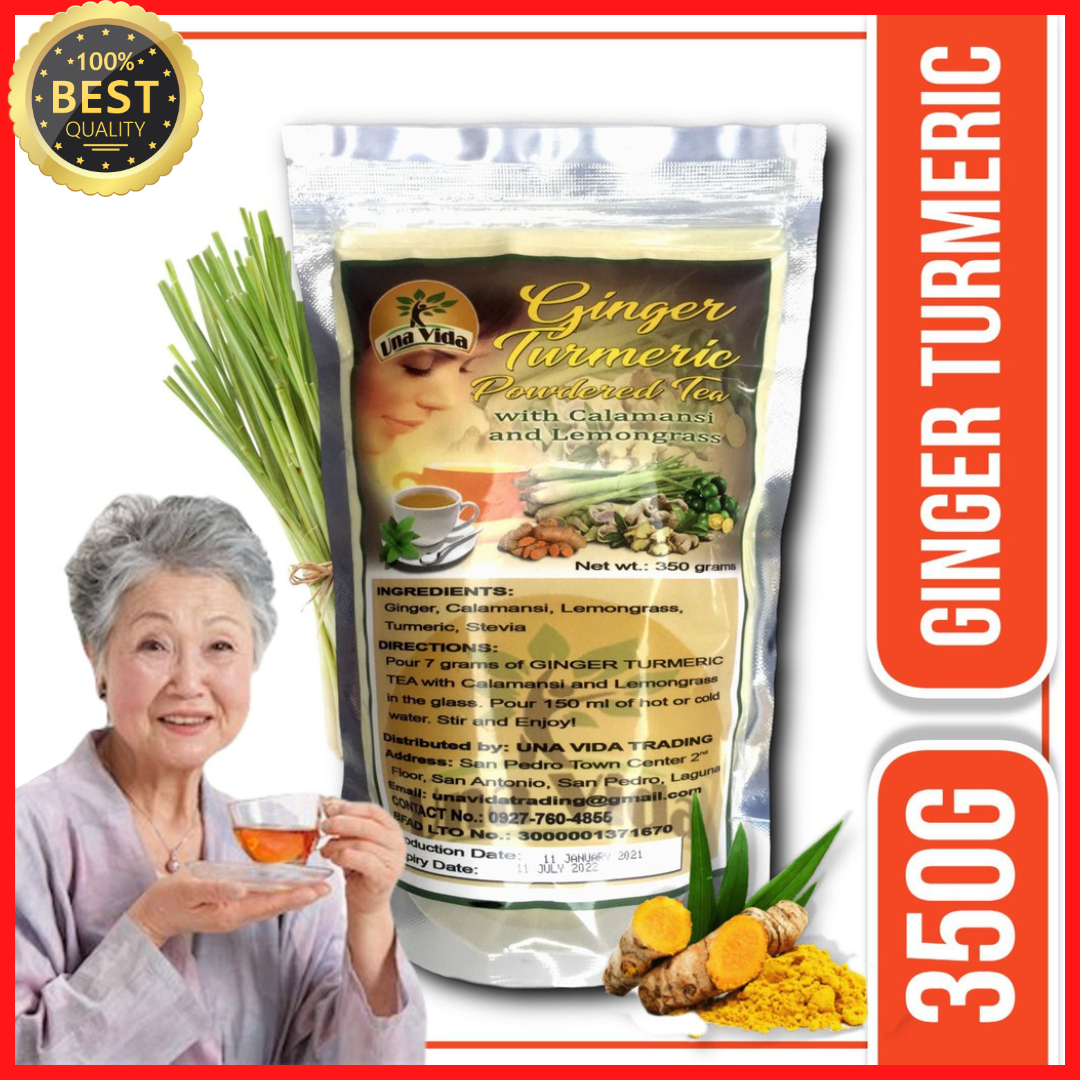 Una Vida Ginger Turmeric powder, 100 Original Ginger turmeric