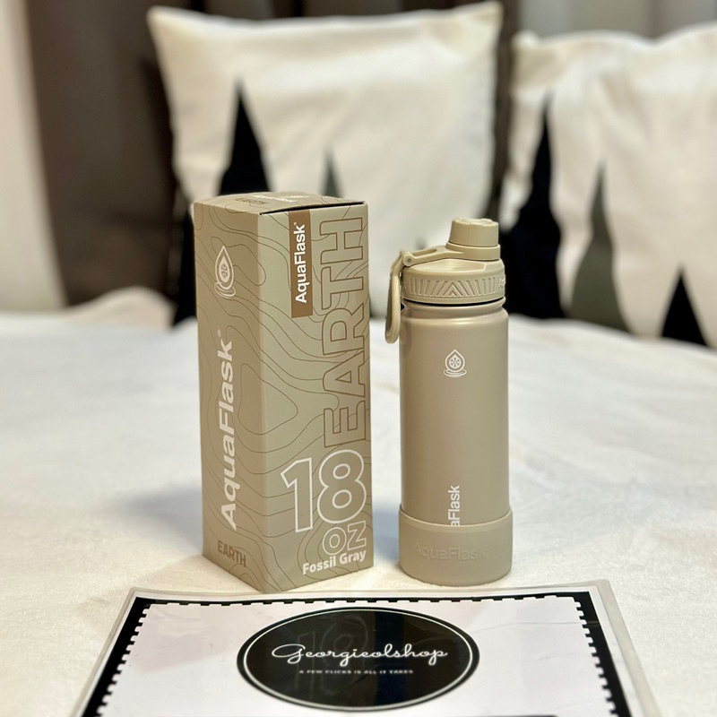 Aquaflask Earth Collection Limited Edition Designs With Complete Accessories Paracord & Silicon ...