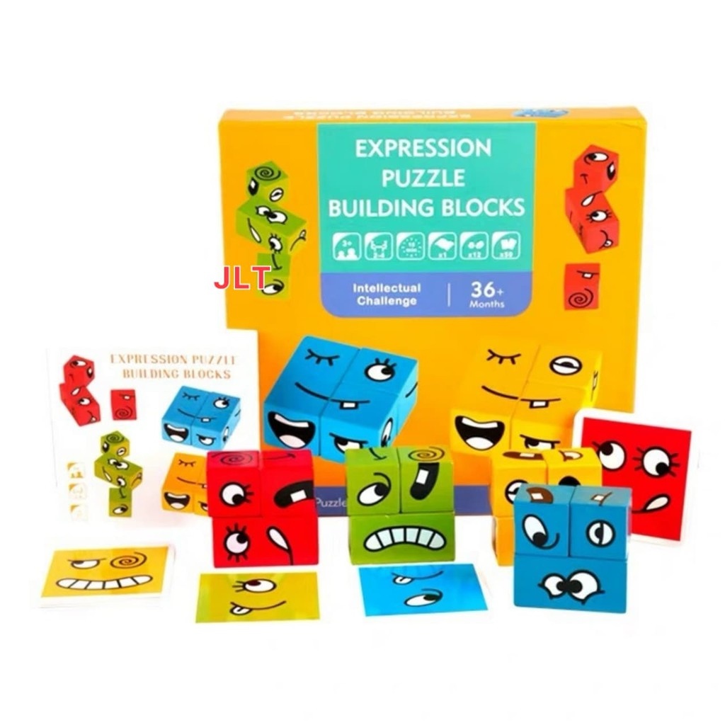JLT Expression Puzzle Building Blocks Game Lazada PH