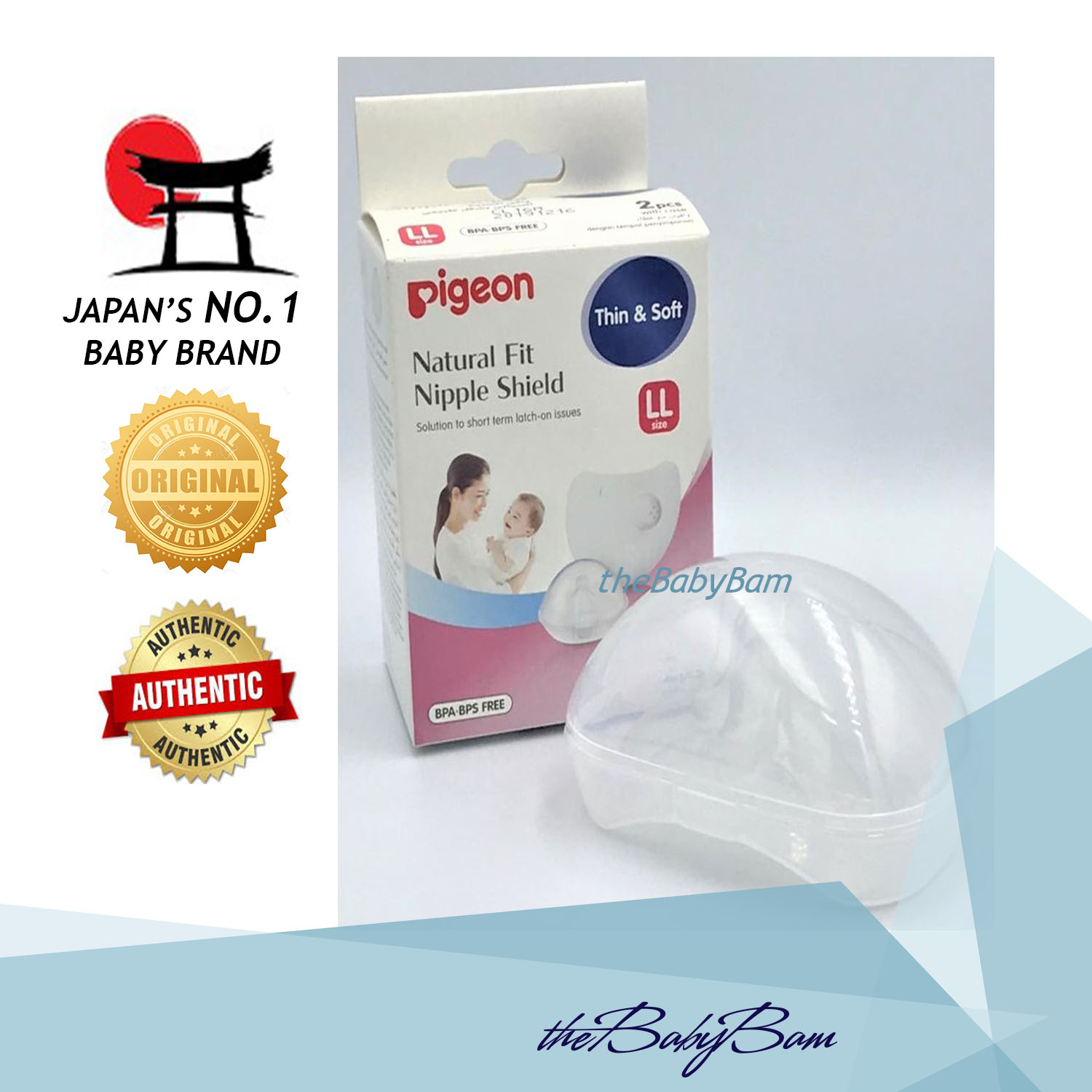 NATURAL Feel Nipple Shield (1pc) Size 2 - Pigeon