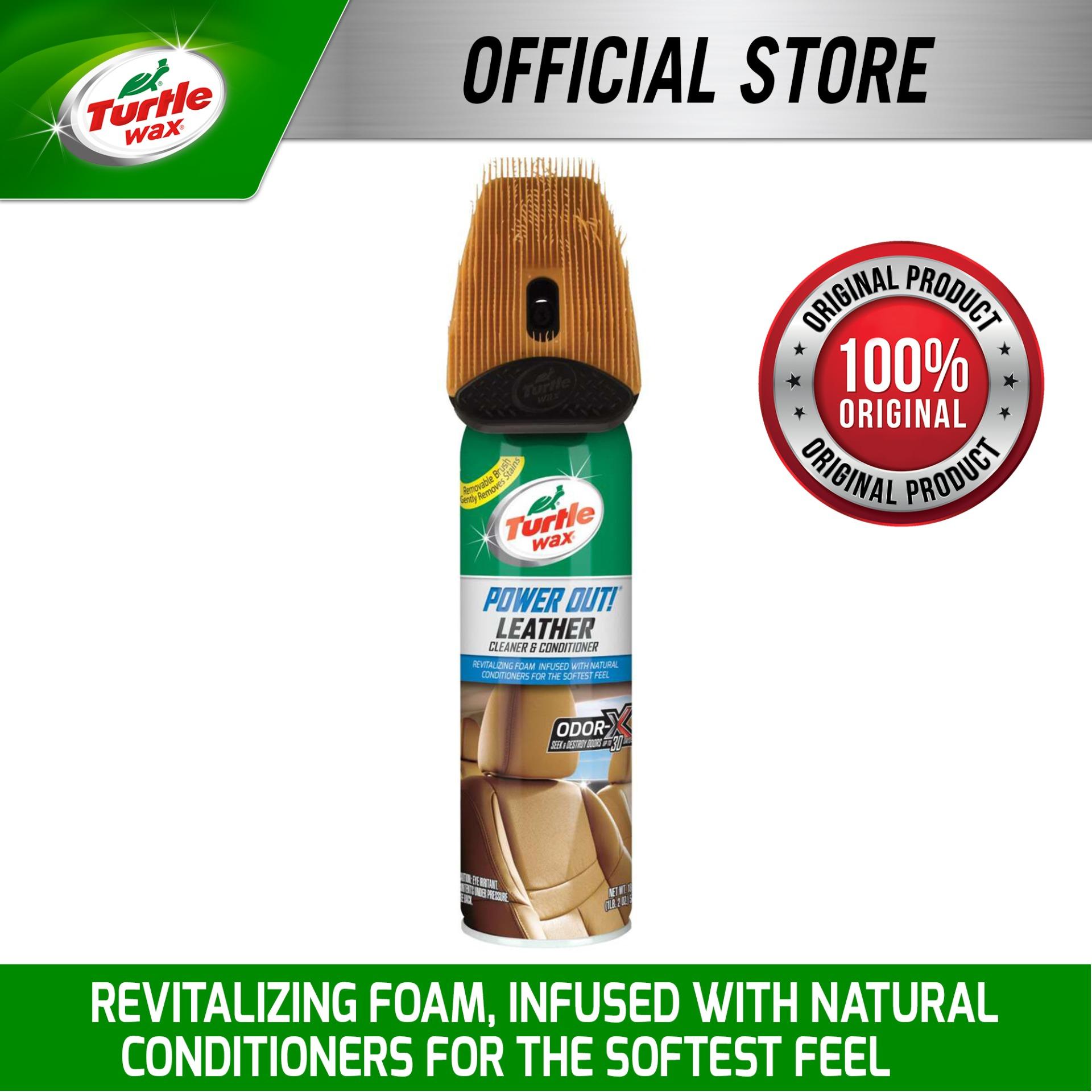 Turtle Wax Power Out! Leather Cleaner & Conditioner OdorX 473ml 50652