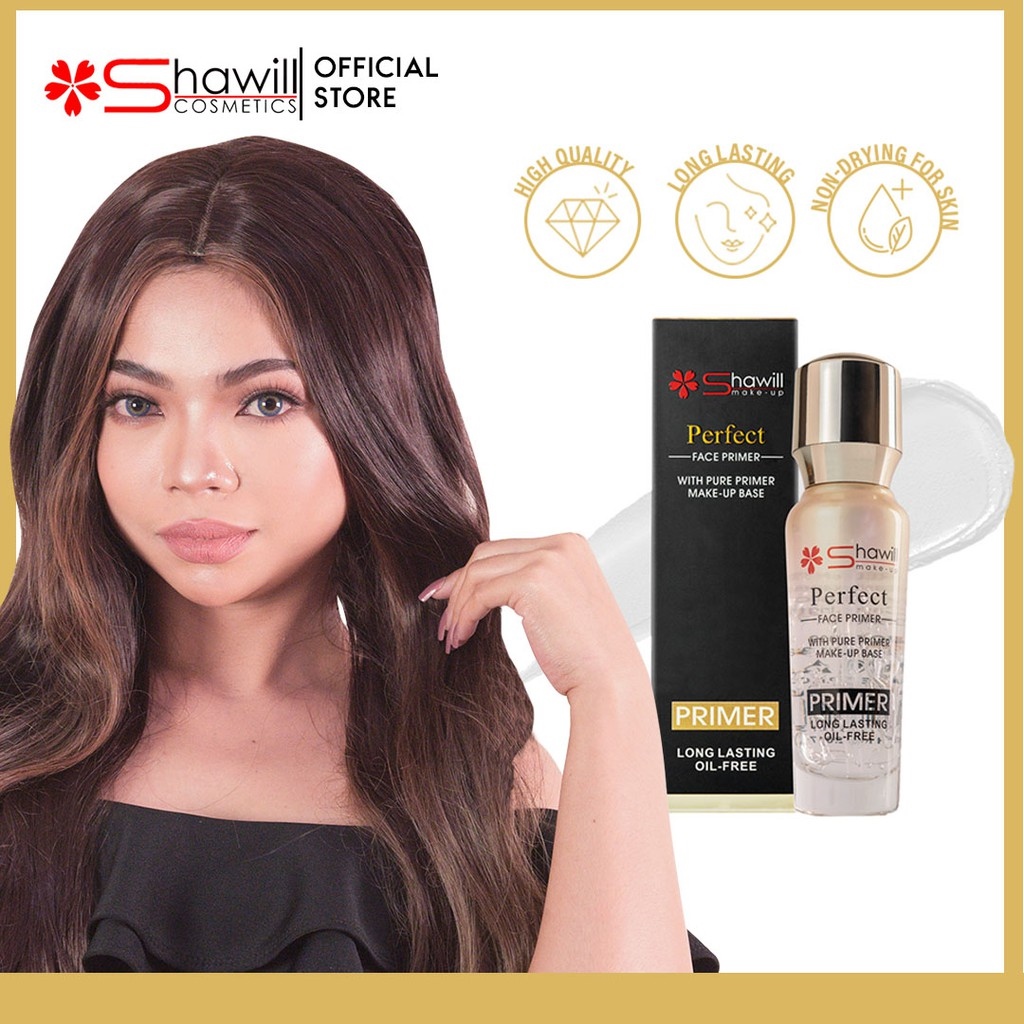 BEST SALE!㍿♘┇ Shawill Perfect Face Primer with Pure Primer MakeUp Base