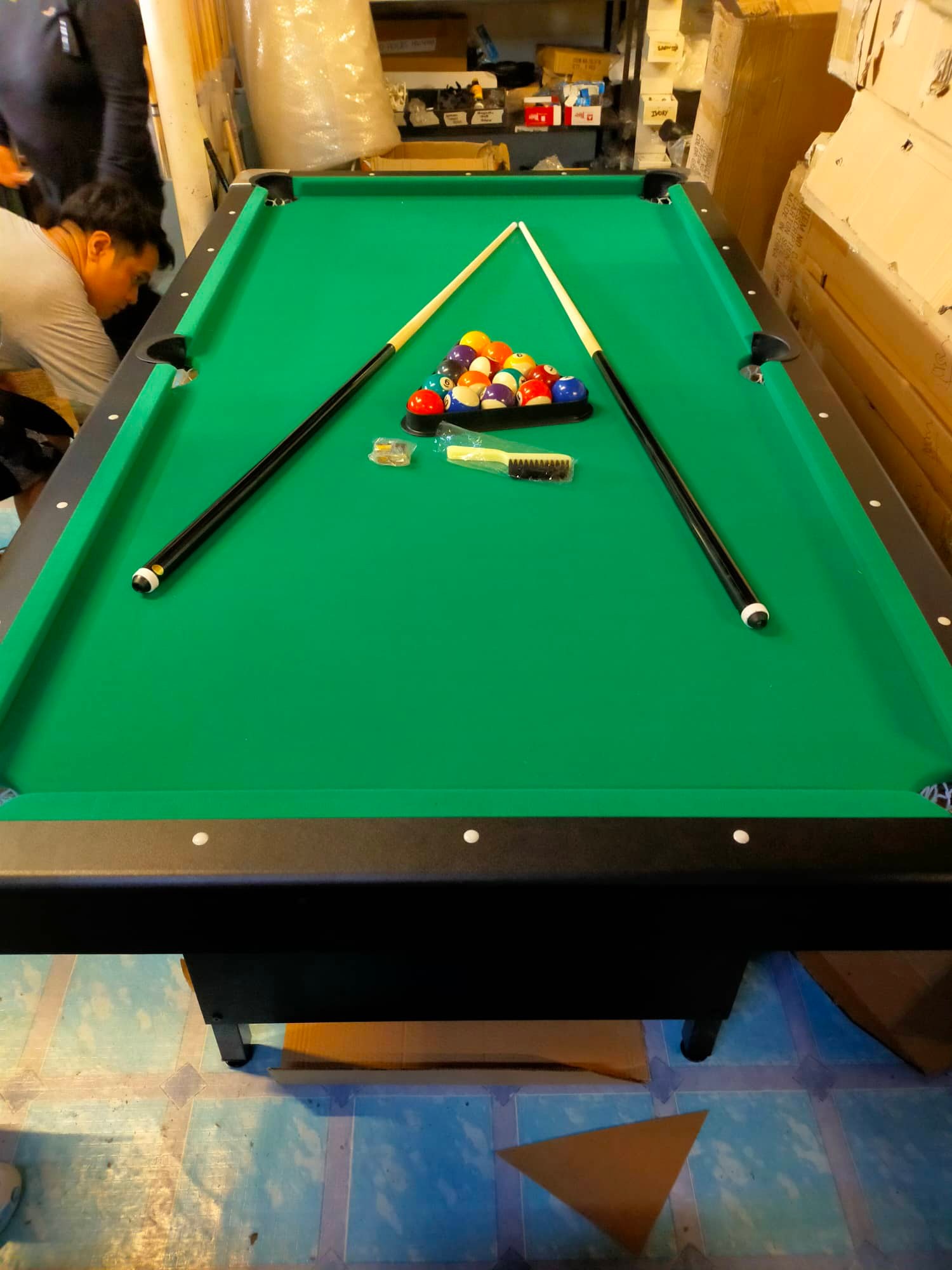 4X7Ft. FOLDABLEI BILLIARD TABLE SET(7FT.)/JR SIZE BILYARAN (ALSO AVAILABLE ABLP HIGH QUALITY