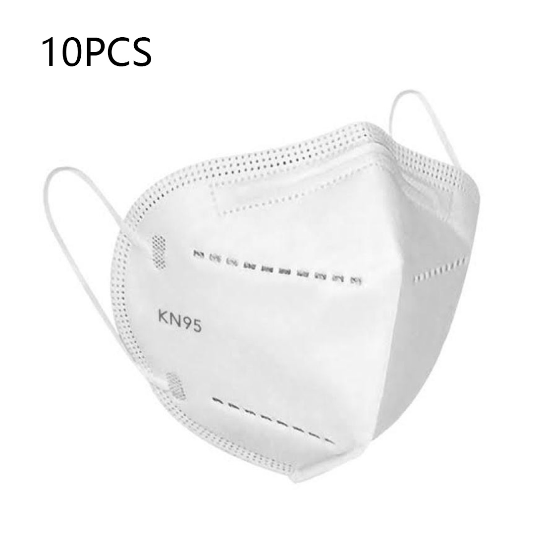xinixin 10PC 5LAYER KN95 Protective Mask, Disposable Mask, White Mask