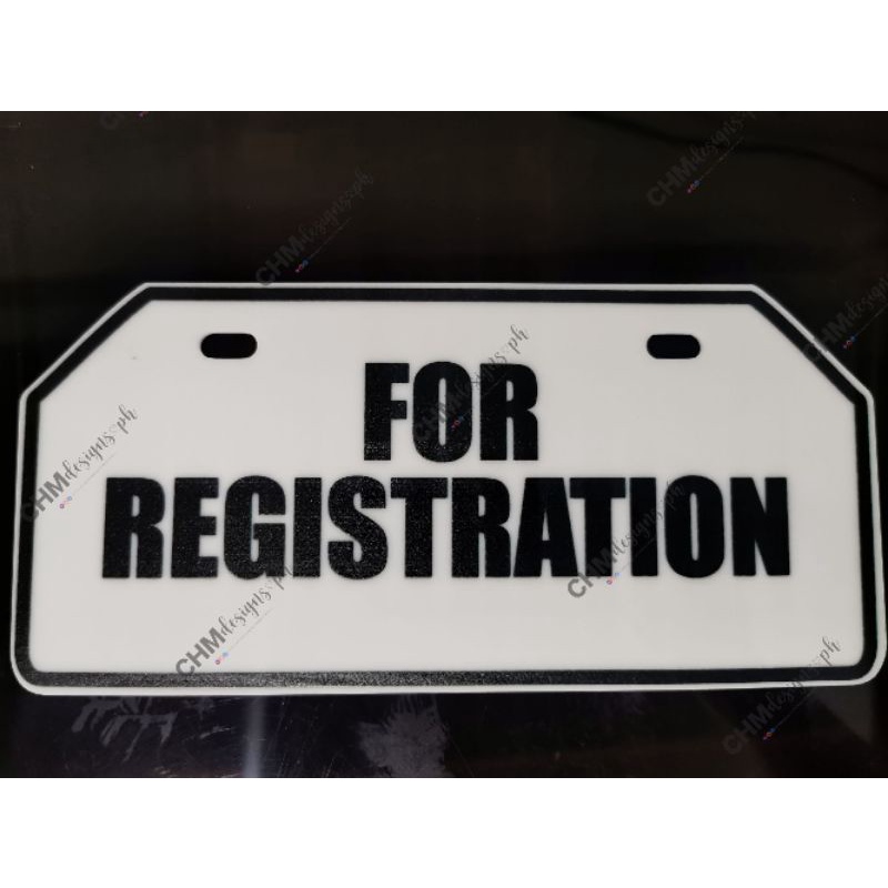 FOR REGISTRATION PLATE ACRYLIC UV PRINT AND LASER CUT Lazada PH