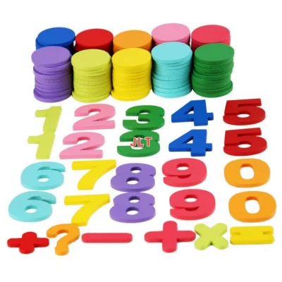 JLT Wooden Colorful Number Operation Toy