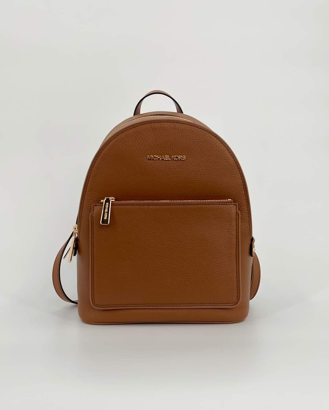 Michael Kors Adina Medium Leather Plain Brown Backpack Lazada PH