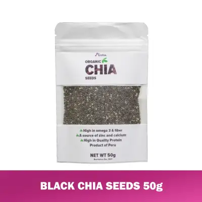 Aroha.ph Organic Black Chia Seeds 50g