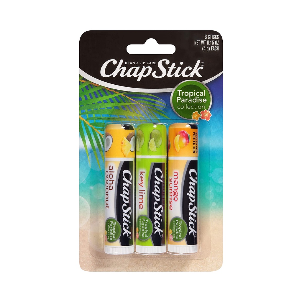 Chapstick Lip Balm [classic, Strawberry, Cake Batter, Candy Cane, S 