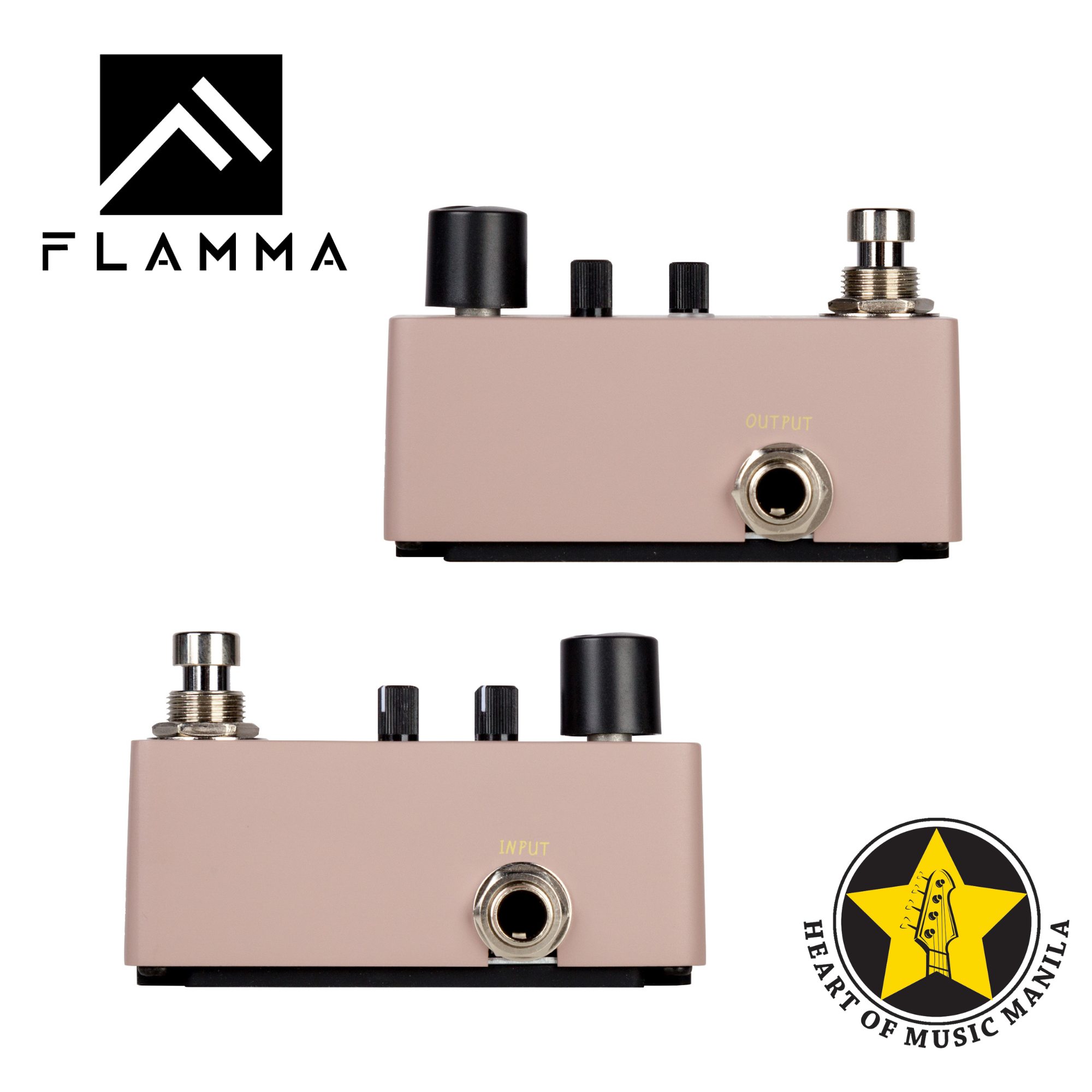 FLAMMA FC18 Clean Boost Pedal, 20db+ Clean Boost with a 2 Band EQ – Flamma  Innovation