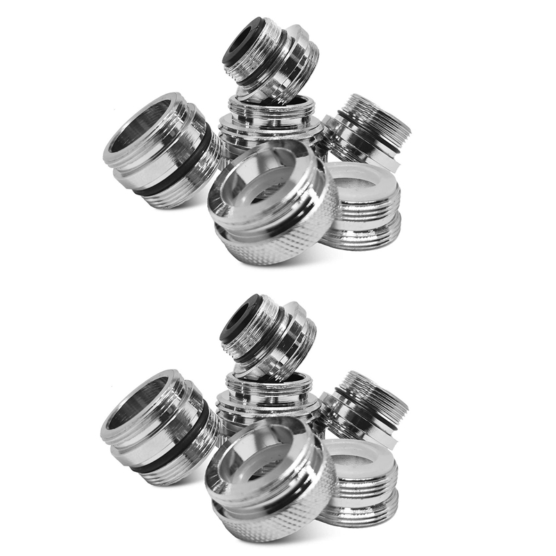 2X Faucet Adapter KitMale Faucet Diverter Adapter for Sink Garden