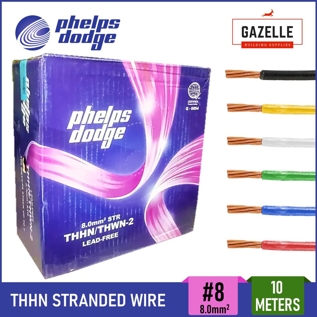 ♕Phelps Dodge THHNTHWN Stranded Wire 10 Meters 14 (2mm2), 12 (3.5mm2